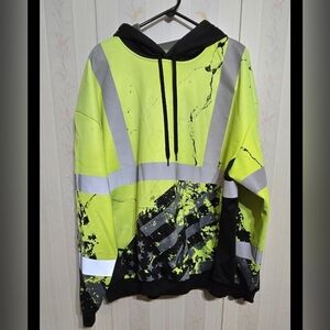 Workers hi vis hoodie